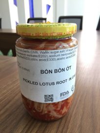 pickled lotus root in chilli